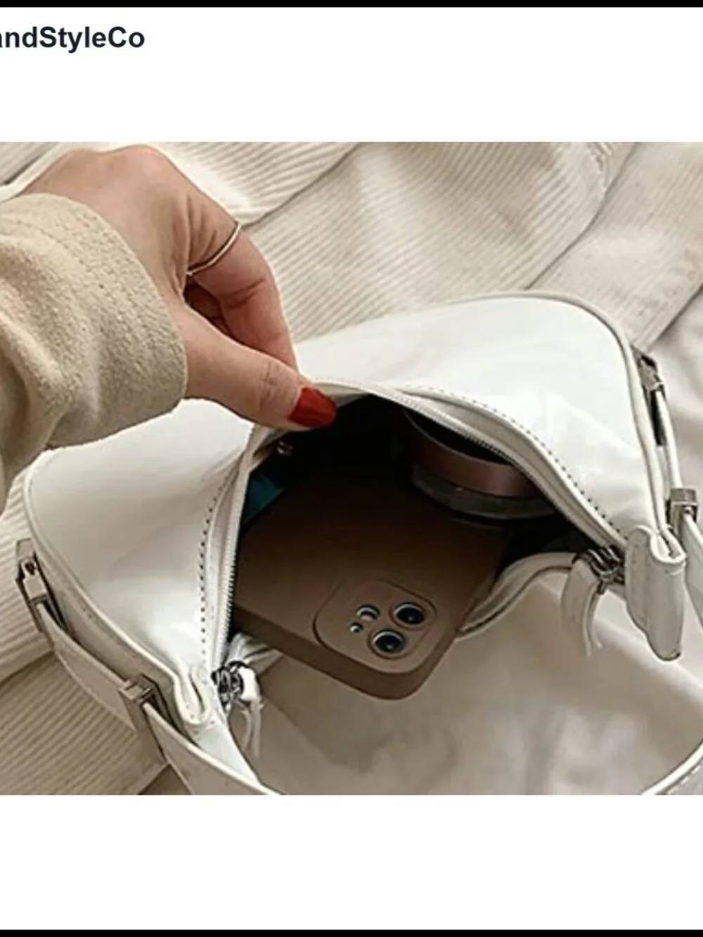 Women's Crescent Shoulder Bag Y2K Retro Hobo Handbag Top Handle Underarm Clutch